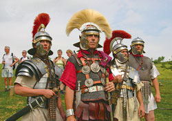 Roman re-enactors