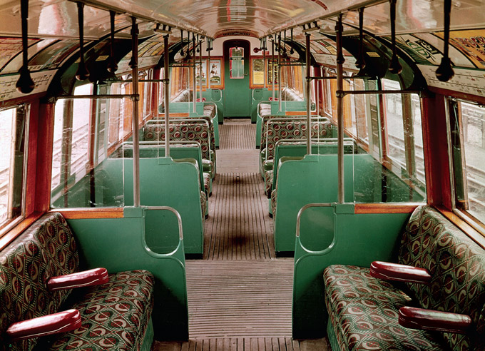 London Underground - Interior of a 1938 tube