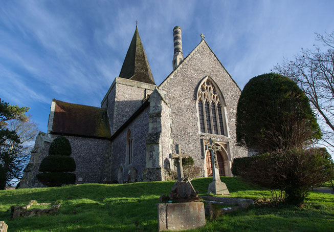 St Andrew, Alfriston in East Sussex
