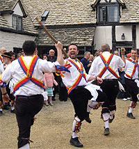 Morris dancing at the annual Asparagus Festival
