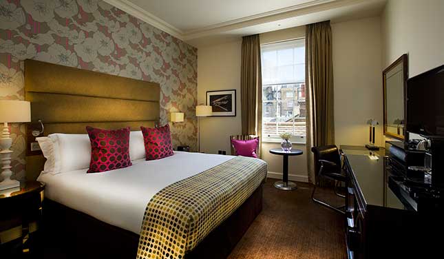 A superior room at The Arch London Credit: The Arch London