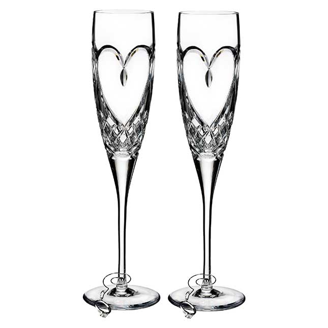 Waterford Crystal Love Flutes, 